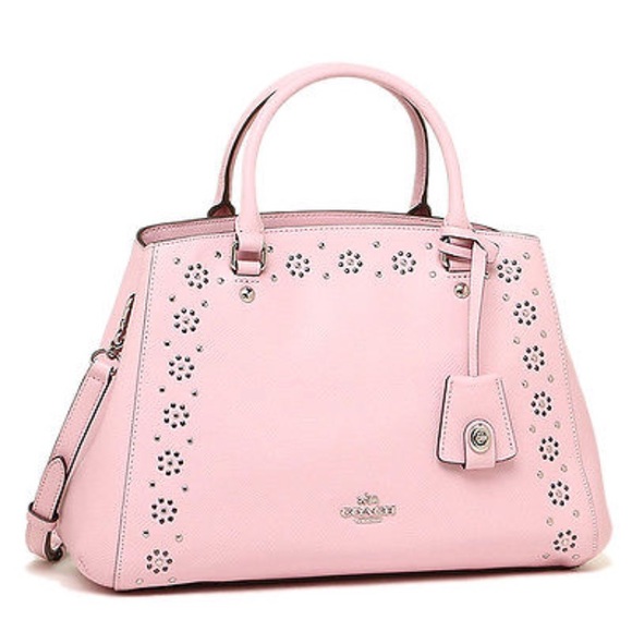 Coach Handbags - 💯 Authentic Coach Margot Carryall Border Stud Bag